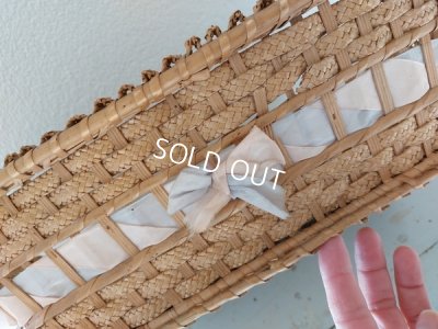 画像5: アンティーククッション付バスケット