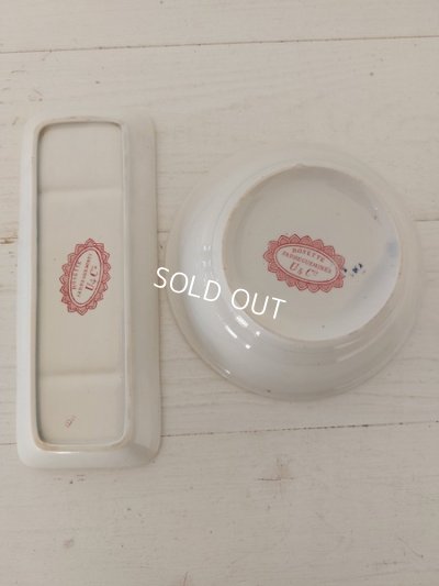 画像15: サルグミンヌ U&C ロゼットリボン柄ソープディッシュセット