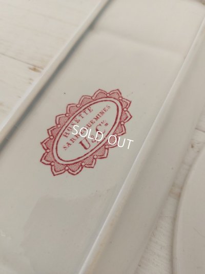 画像18: サルグミンヌ U&C ロゼットリボン柄ソープディッシュセット