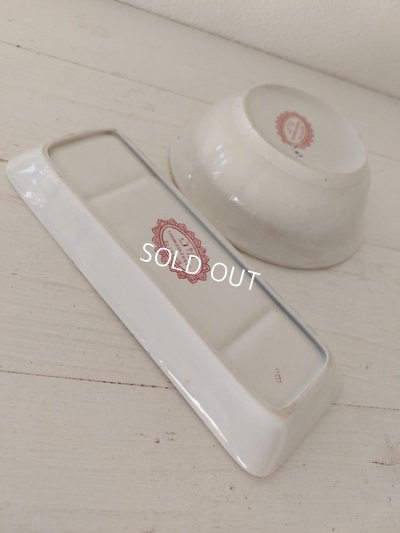 画像19: サルグミンヌ U&C ロゼットリボン柄ソープディッシュセット