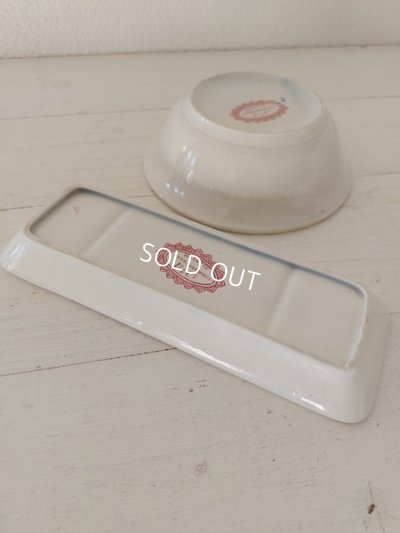 画像20: サルグミンヌ U&C ロゼットリボン柄ソープディッシュセット