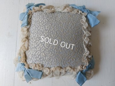 画像6: アンティークレースクッション