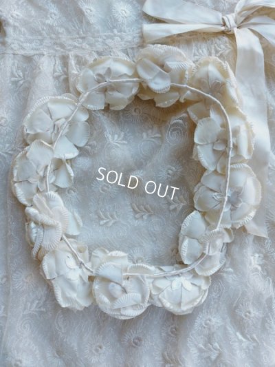 画像4: アンティーク布花冠