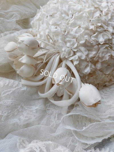 画像7: アンティーク布花ハット