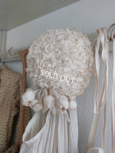 画像9: アンティーク布花ハット