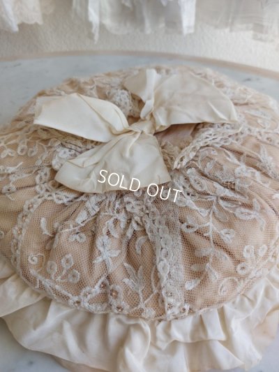 画像13: アンティークレースクッション