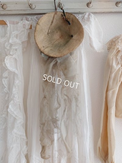 画像10: アンティーク布花ハット