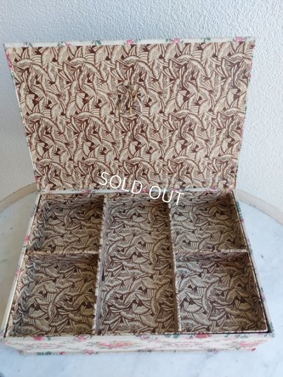 画像9: アンティークカルトナージュボックス