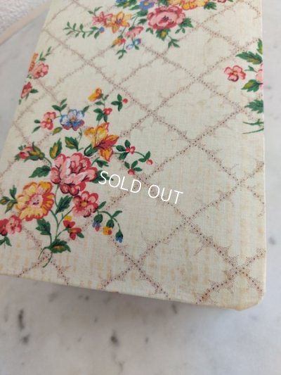 画像4: アンティーク花柄カルトナージュボックス