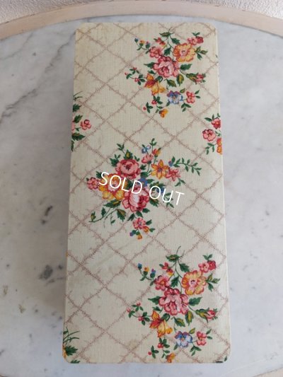 画像5: アンティーク花柄カルトナージュボックス