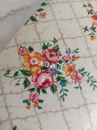 画像6: アンティーク花柄カルトナージュボックス