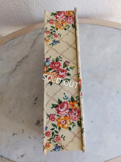 画像11: アンティーク花柄カルトナージュボックス