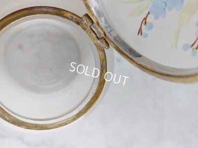 画像4: アンティーク花柄パウダージャー