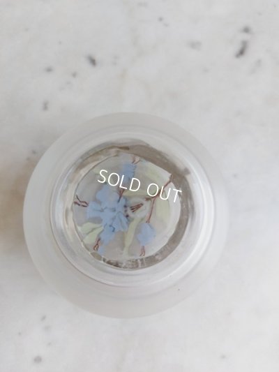 画像6: アンティーク花柄パウダージャー