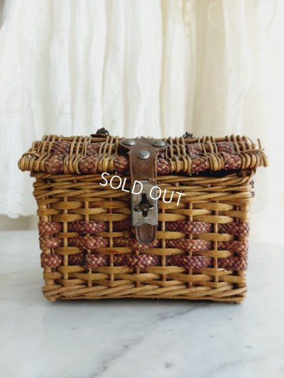画像7: アンティーク持ち手付小さなバスケット
