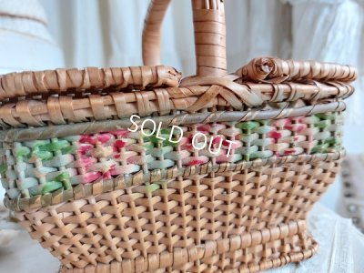 画像2: アンティークローズバスケット