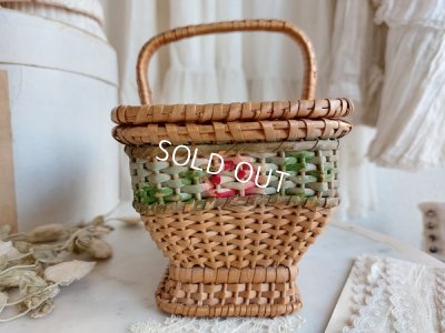 画像6: アンティークローズバスケット