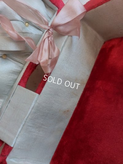 画像20: アンティーククッション付ソーイングボックス