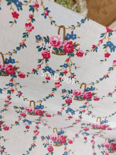 画像11: アンティーク花かご柄カルトナージュボックス