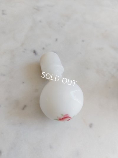 画像2: アンティークオパリンガラスドレッシングボトル