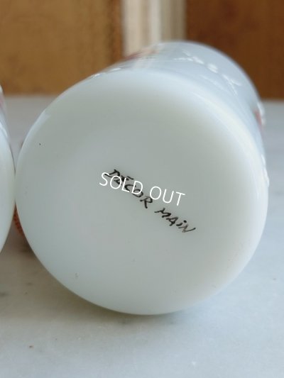 画像4: アンティークオパリンガラスドレッシングボトル