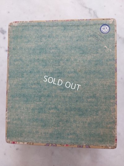 画像7: アンティーク花かご柄カルトナージュボックス