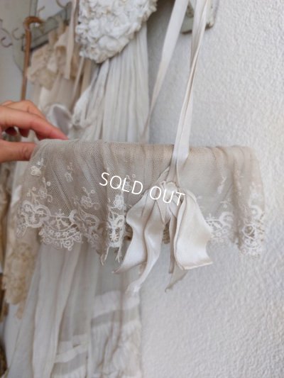 画像2: アンティークレースパニエ