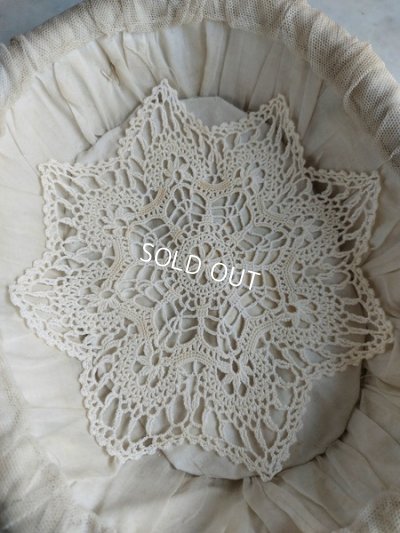 画像10: アンティークレースパニエ