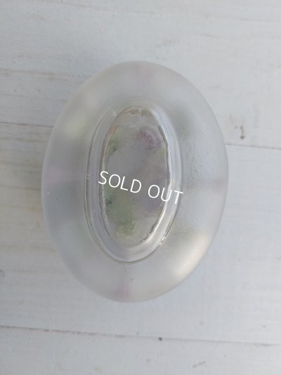 画像6: アンティークライラック柄パウダージャー