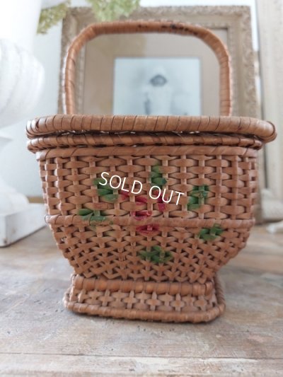 画像11: アンティークローズバスケット