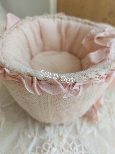 画像10: アンティークレースパニエ