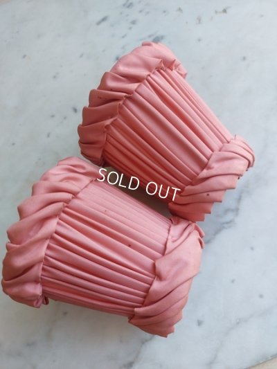 画像10: アンティーク布ランプシェード2個セット