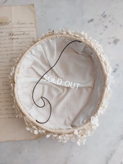 画像7: アンティーク布花ハット