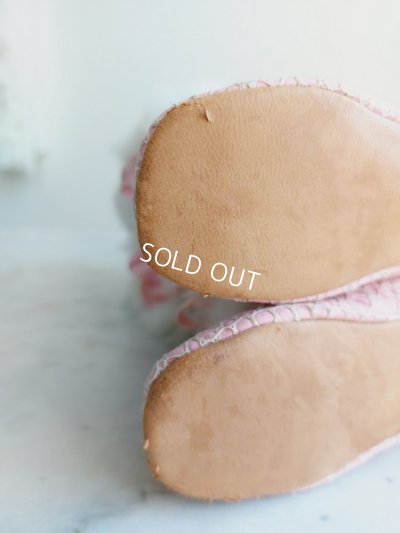 画像6: アンティークふわふわのベビーロングシューズ