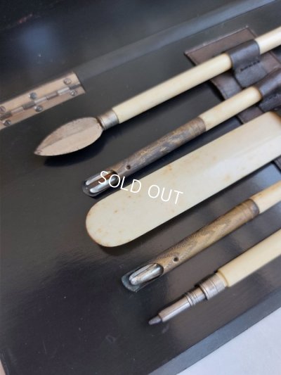 画像9: アンティークナポレオン三世スタイルインクセット