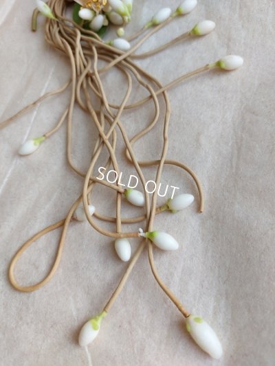 画像7: アンティークマリエワックスフラワーオーナメント