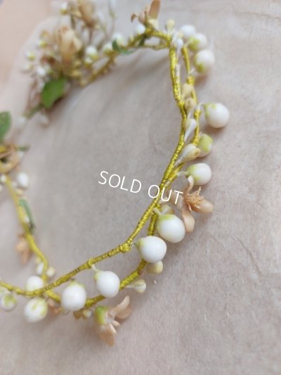 画像5: アンティークマリエワックスフラワーティアラ