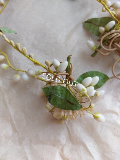 画像11: アンティークマリエワックスフラワーティアラ