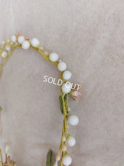 画像12: アンティークマリエワックスフラワーティアラ