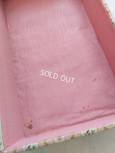 画像4: アンティーク花柄カルトナージュボックス