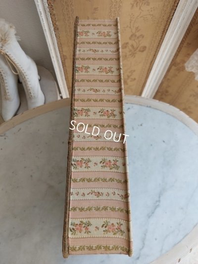 画像10: アンティーク花柄カルトナージュボックス