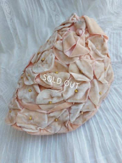 画像2: アンティーク布花ハット