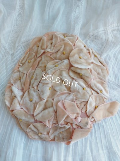 画像7: アンティーク布花ハット