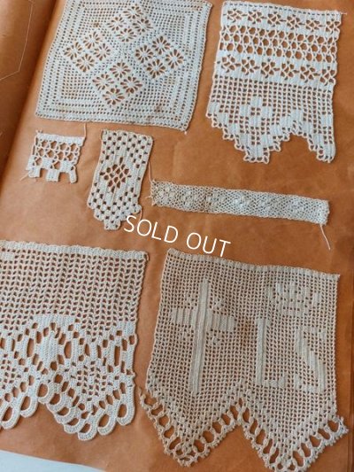画像7: アンティーククロッシェ編みレースサンプラー