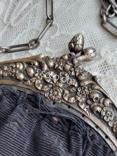 画像3: アンティークシルバーがま口