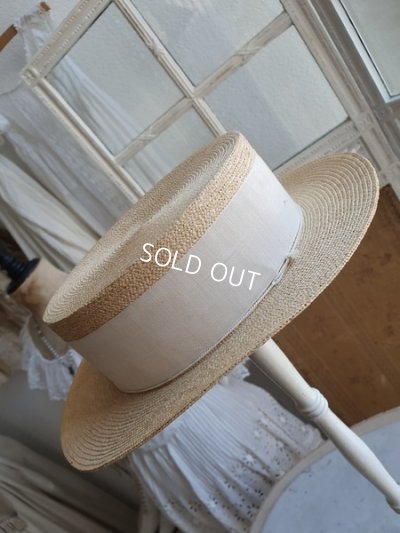 画像3: アンティークストローハット