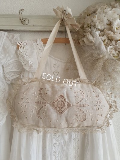 画像12: アンティークレースクッション