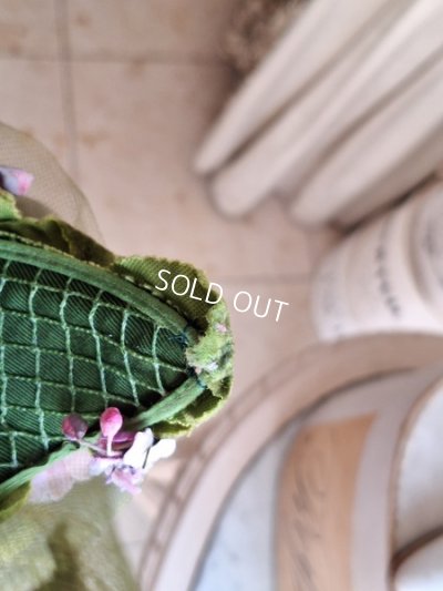 画像17: ヴィンテージ布花ハット