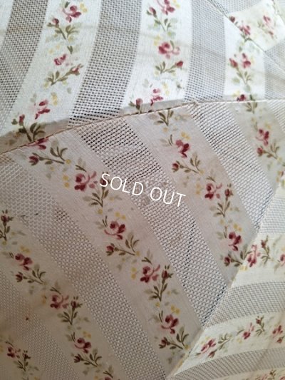 画像19: アンティーク花柄パラソル