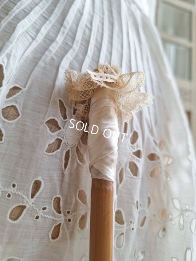 画像14: アンティーク花柄パラソル